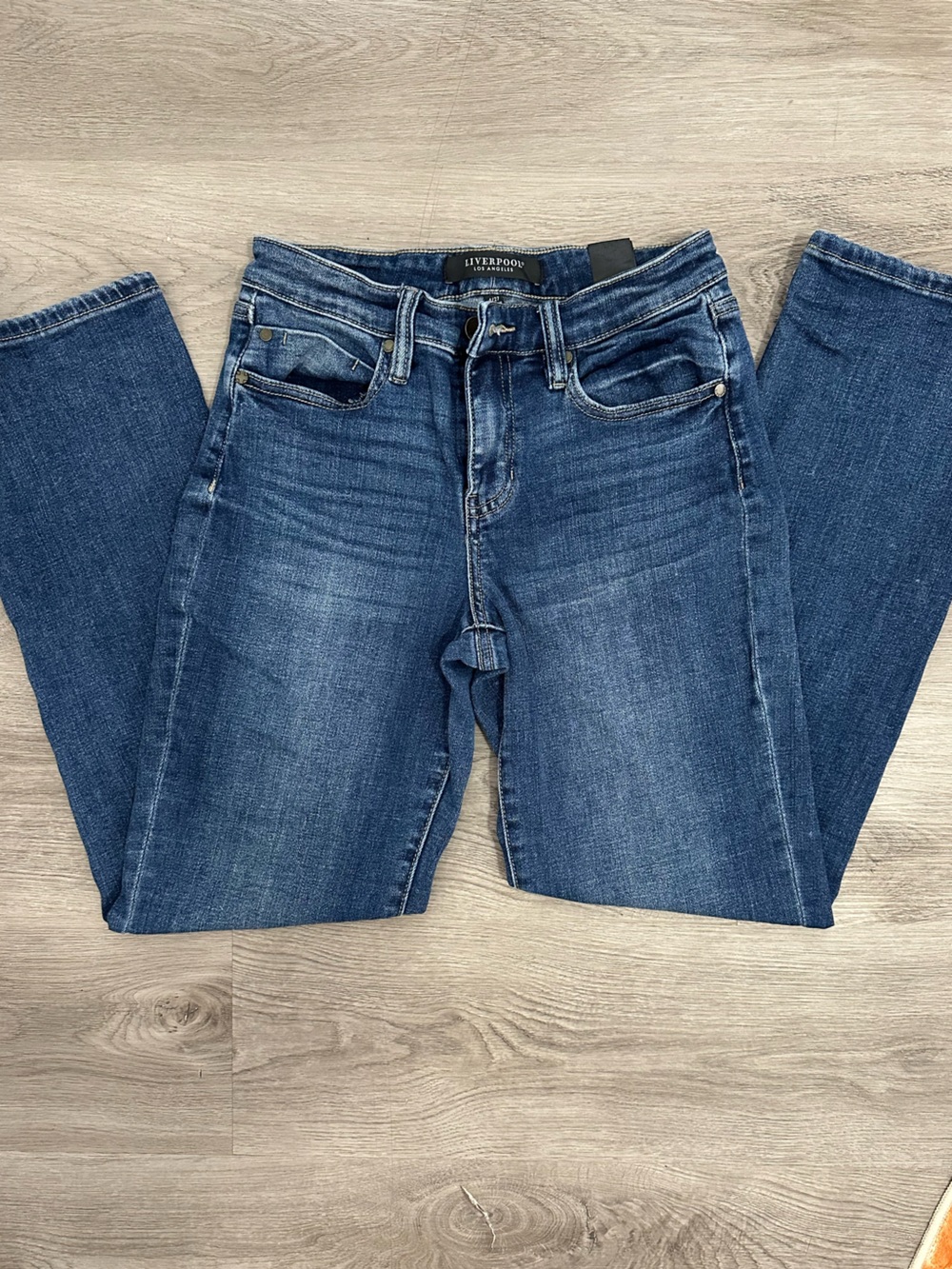 Liverpool LA Markey Girlfriend Women's Blue Denim Jeans